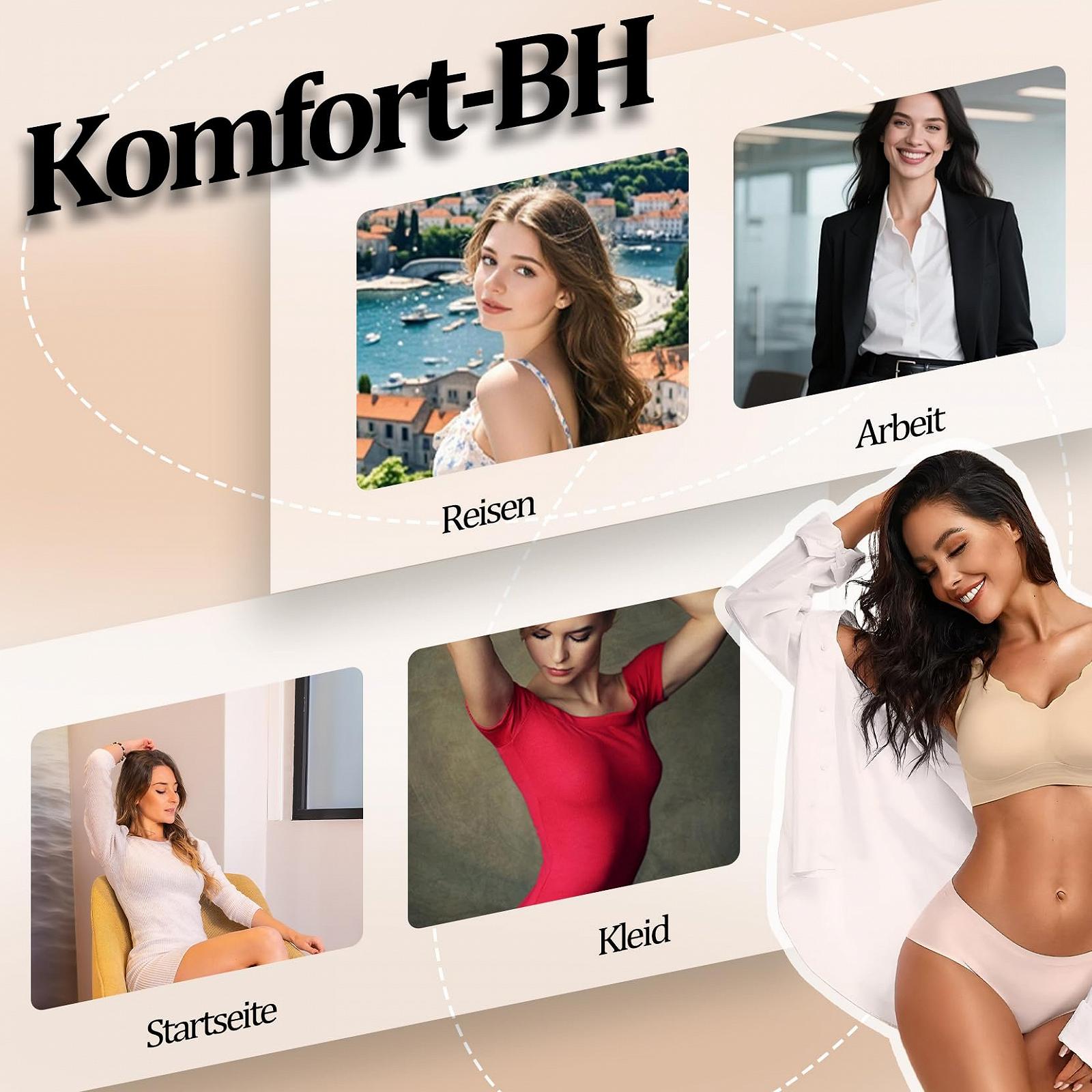 Бюстгальтер без косточек Jelly Bra бесшовный с волнистым V-образным вырезом 3D поддержка Push-Up, фото №7 Бюстгальтер без косточек Jelly Bra бесшовный с волнистым V-образным вырезом 3D поддержка Push-Up, фото №7
