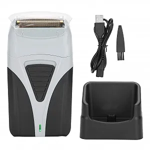 Електробритва чоловіча USB Waterproof Wet & Dry Black - Фото 1