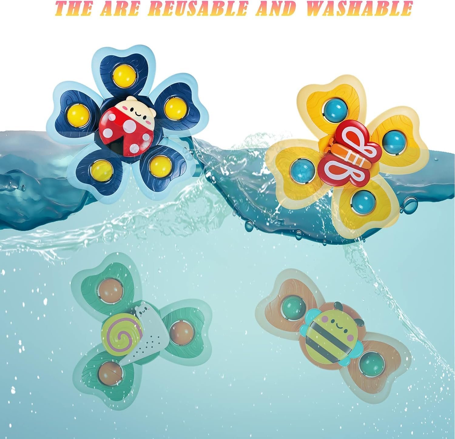 Волчок на присосках для малышей, фото №5