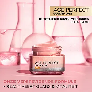 Денний крем L'Oréal Paris Age Perfect Golden Age Rosy Strengthening Care для зрілої шкіри 50 мл synthetic.ua - Фото 1