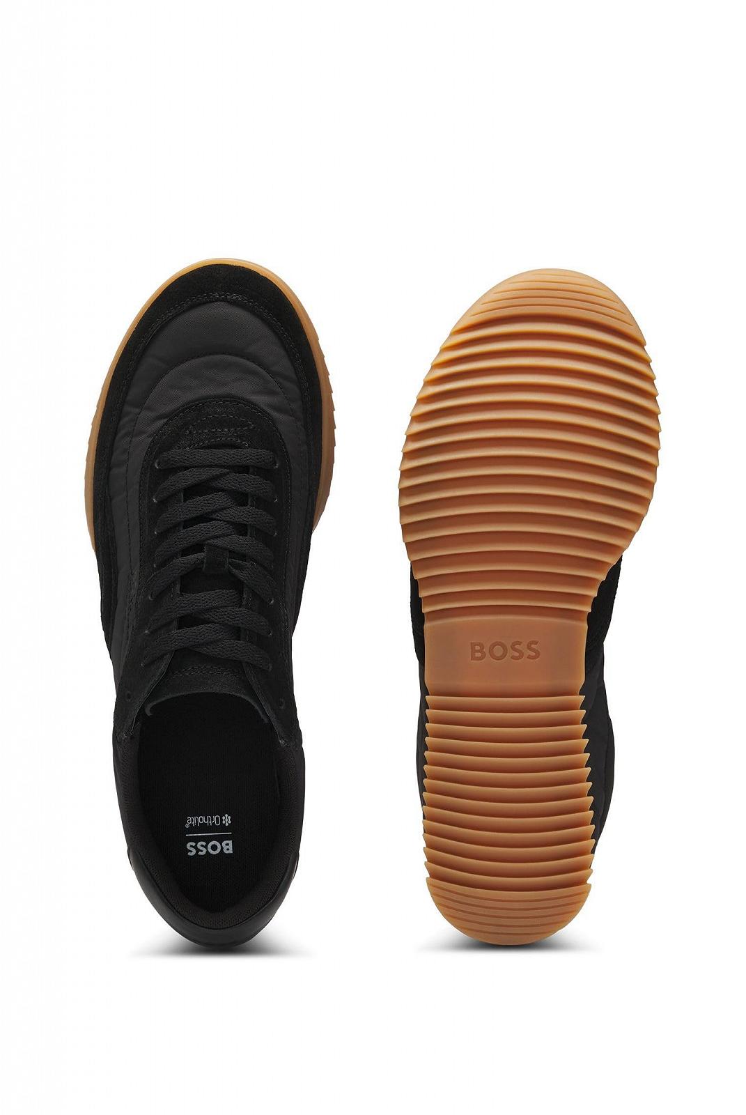 Кросівки BOSS Careton Lowp Lowtop із замшевими деталями, фото №4