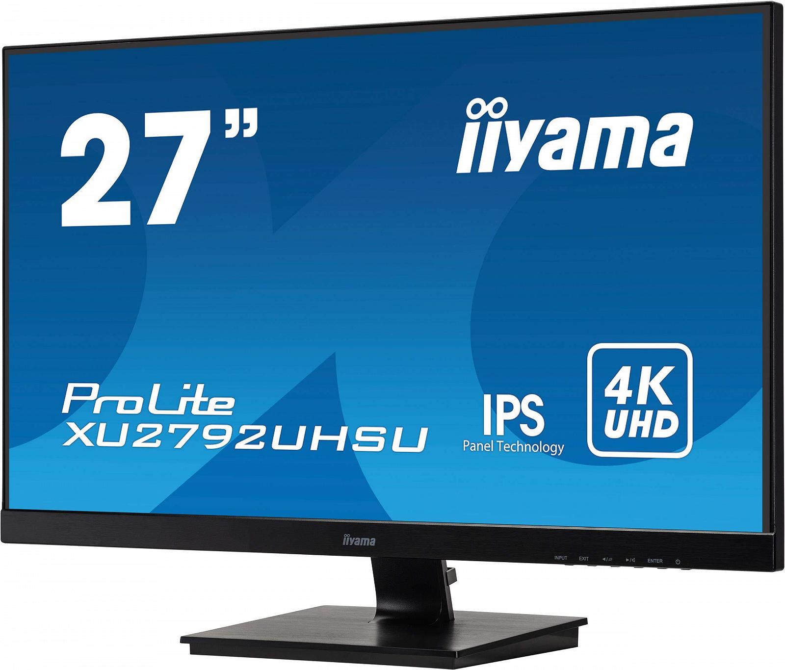 Монитор iiyama Prolite XU2792UHSU-B1 68.4 см 27 дюймов IPS LED 4K UHD DVI HDMI DP 2xUSB3.0 Slim-Line черный, фото №3