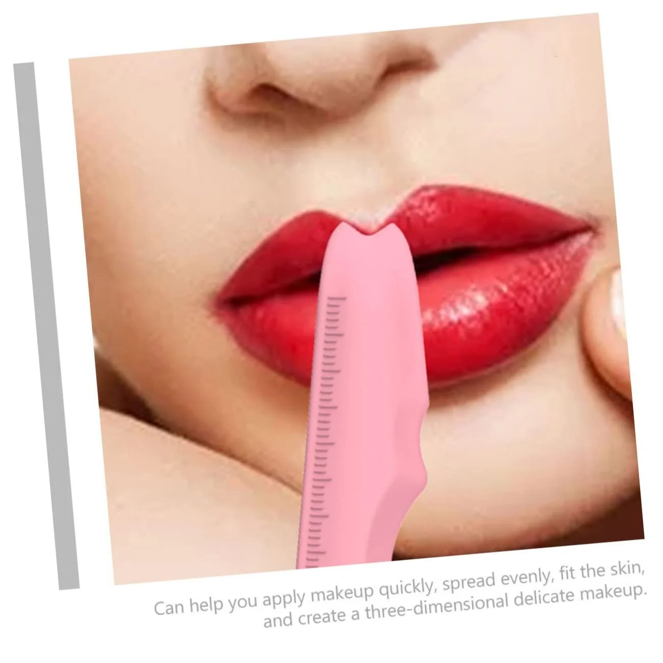 Трафарет FRCOLOR 8 шт силіконовий для макіяжу очей, губ, брів, фото №6