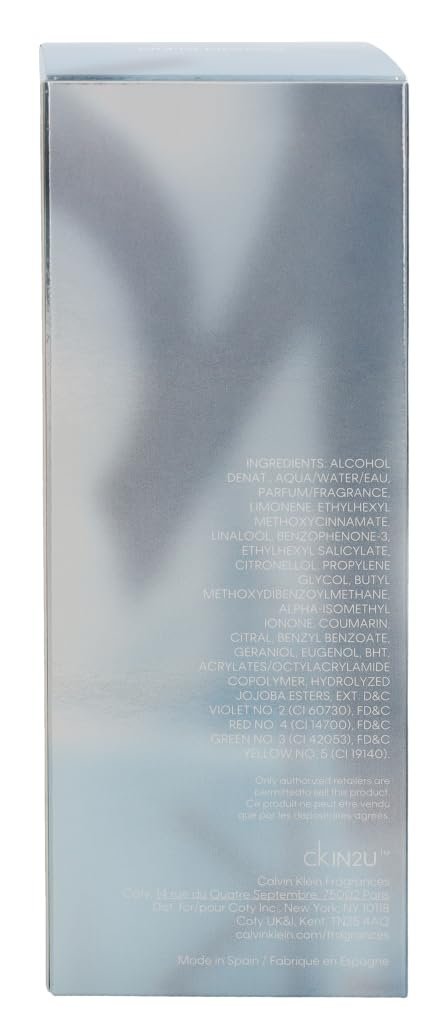 Туалетная вода CALVIN KLEIN ck IN2U Цветочный фруктовый аромат для женщин, фото №8