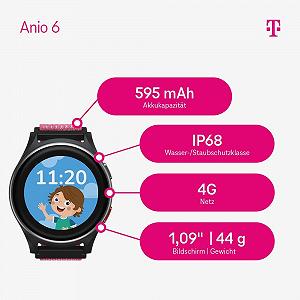 Смарт-годинник ANIO 6 Hibiscus з Telekom SIM synthetic.ua - Фото 1