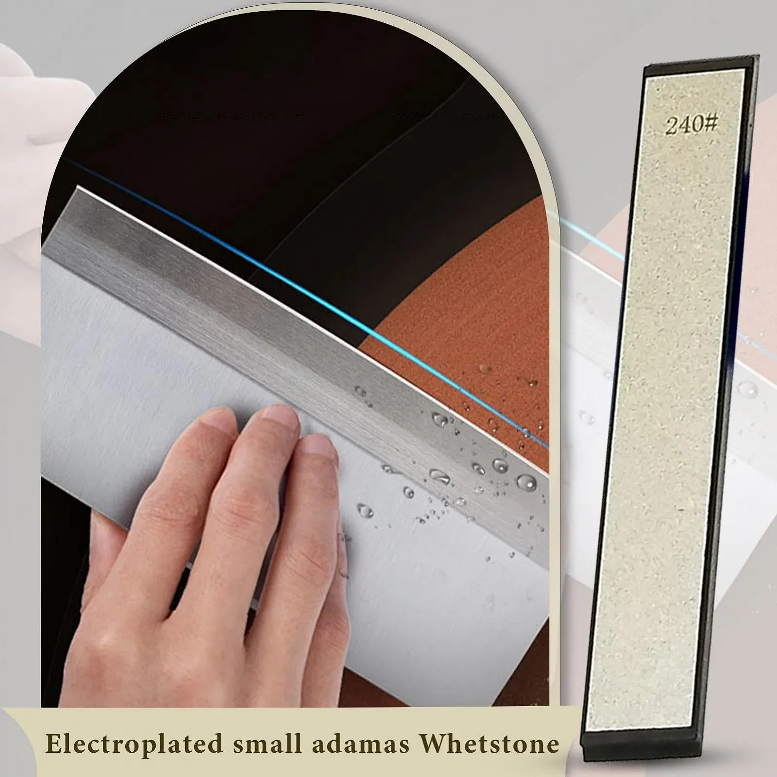 Точильний камінь Whetstone японський міцний та довговічний 16 x 2 x 0,8 см, фото №4