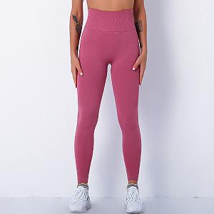 Леггинсы женские спортивные 10908 M малиновые - Фото 1