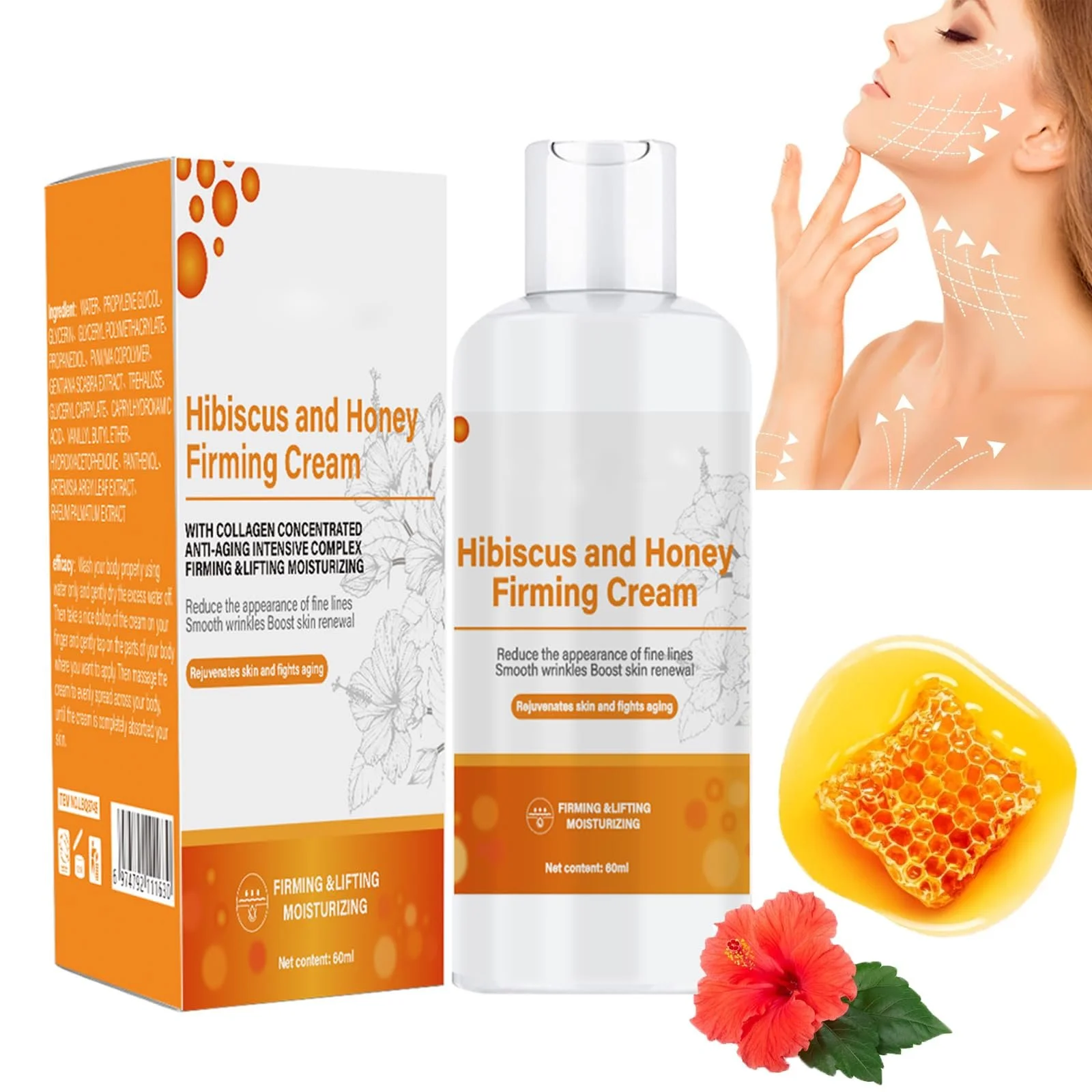 Крем Hibiscus and Honey Firming Cream зміцнювальний для обличчя та тіла денний та нічний 60 мл, фото №1 Крем Hibiscus and Honey Firming Cream зміцнювальний для обличчя та тіла денний та нічний 60 мл, фото №1