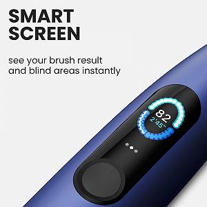 Електрична зубна щітка Oclean X Pro Синій + Дорожній чохол для електричної зубної щітки Oclean BB01 synthetic.ua - Фото 1