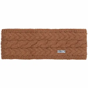 Повязка на голову Faera Вязаная Объемная Осенняя Зимняя synthetic.ua - Фото 1