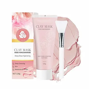 Зволожуюча Маска з Рожевої Глини для Всіх Типів Шкіри - Фото 1
