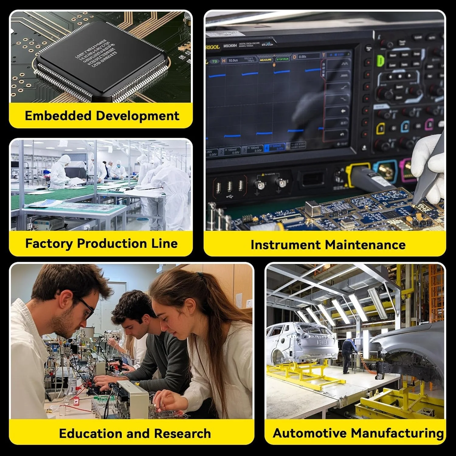 Цифровой осциллограф RIGOL DS1102Z-E Grey, фото №4