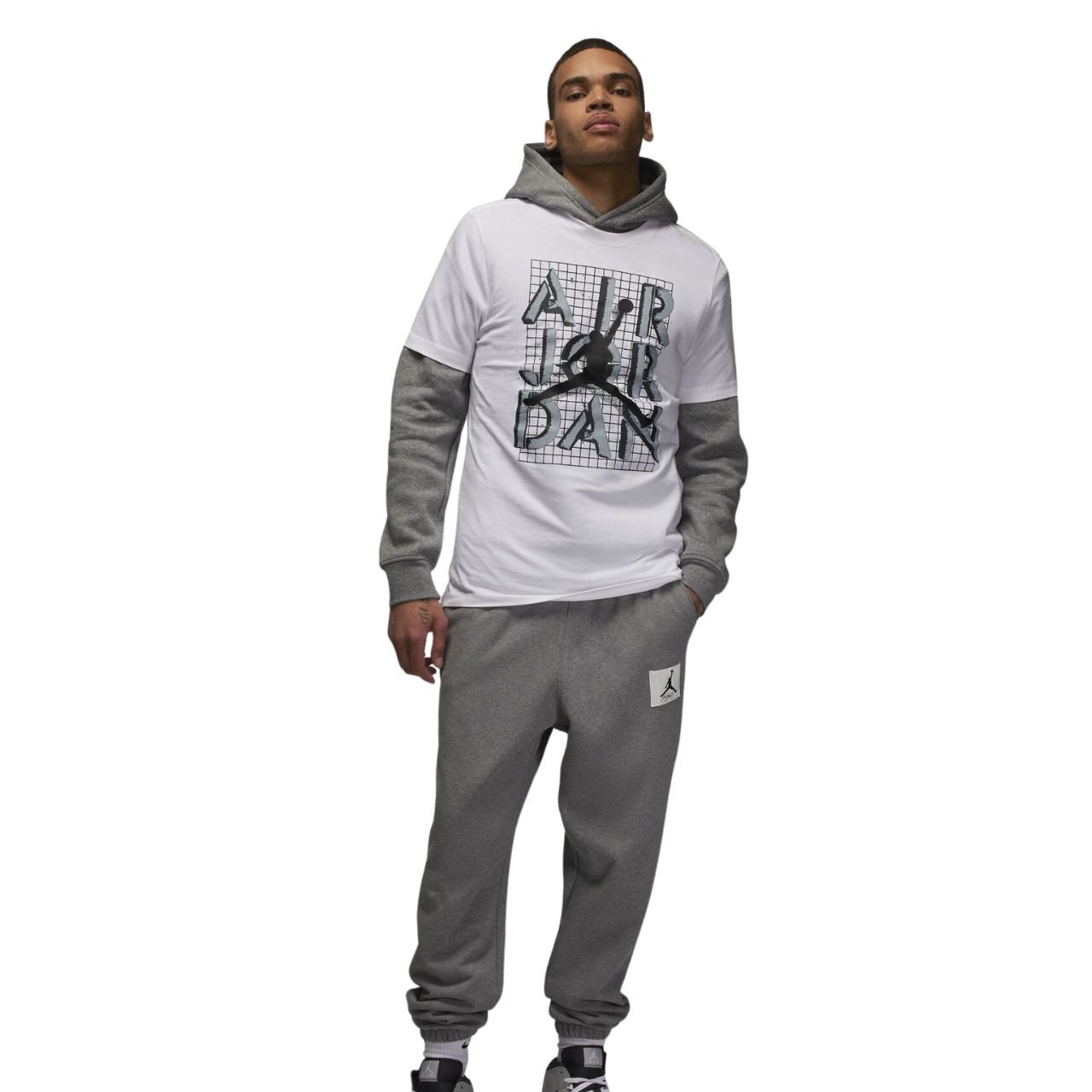 Футболка JORDAN M J BRAND JM STACK SS CREW XL, фото №5