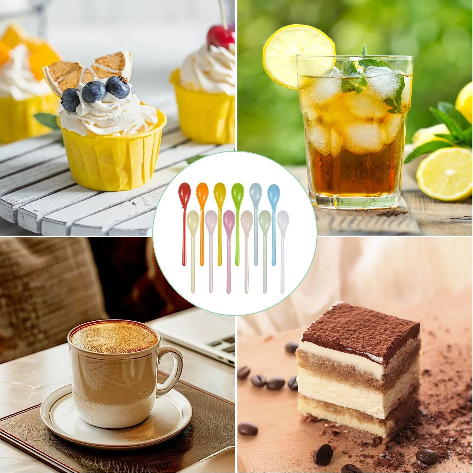 Ложки Пластикові Довгі для Десертів Набір, фото №7