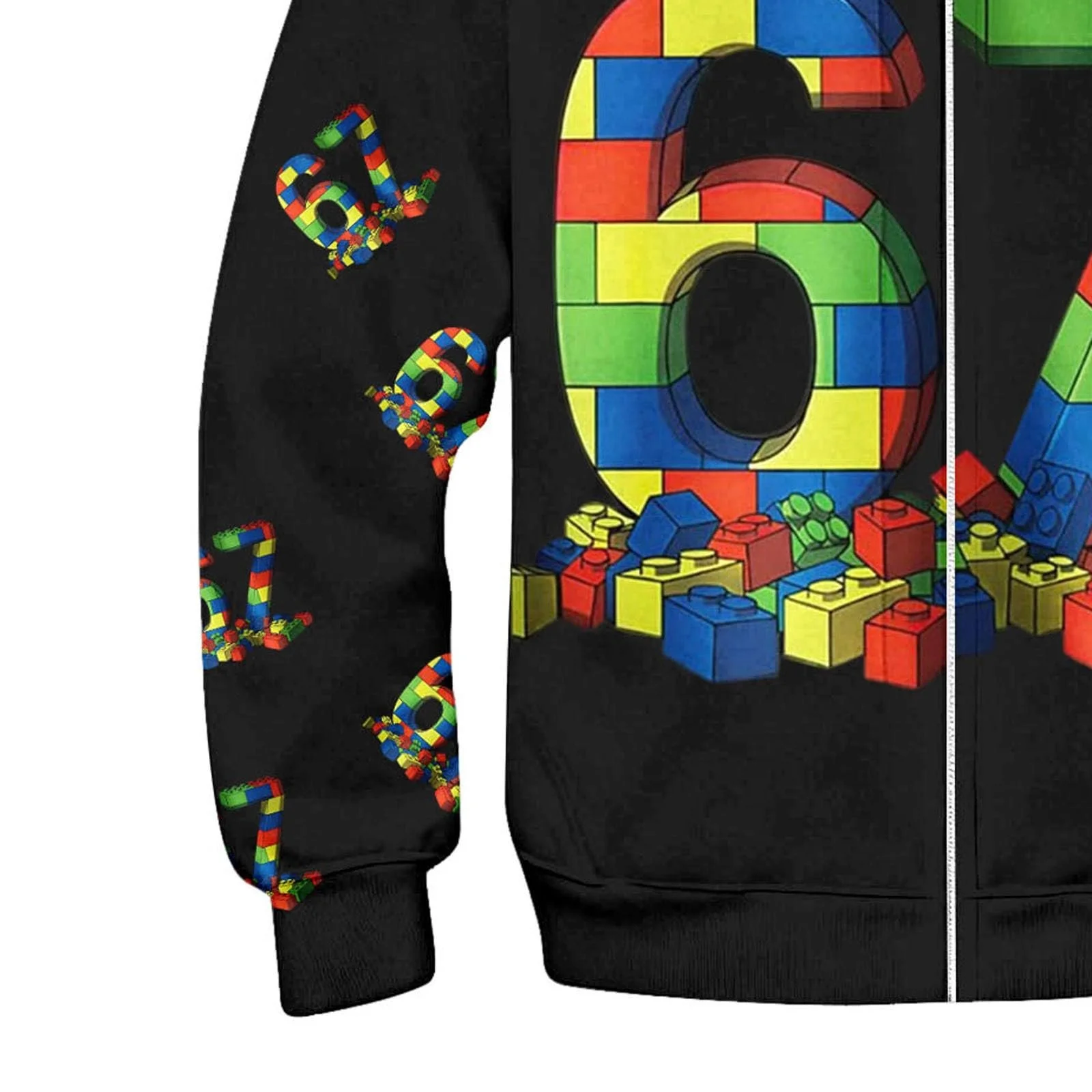 Толстовка на блискавці Generisch для дівчаток і хлопчиків, фото №6