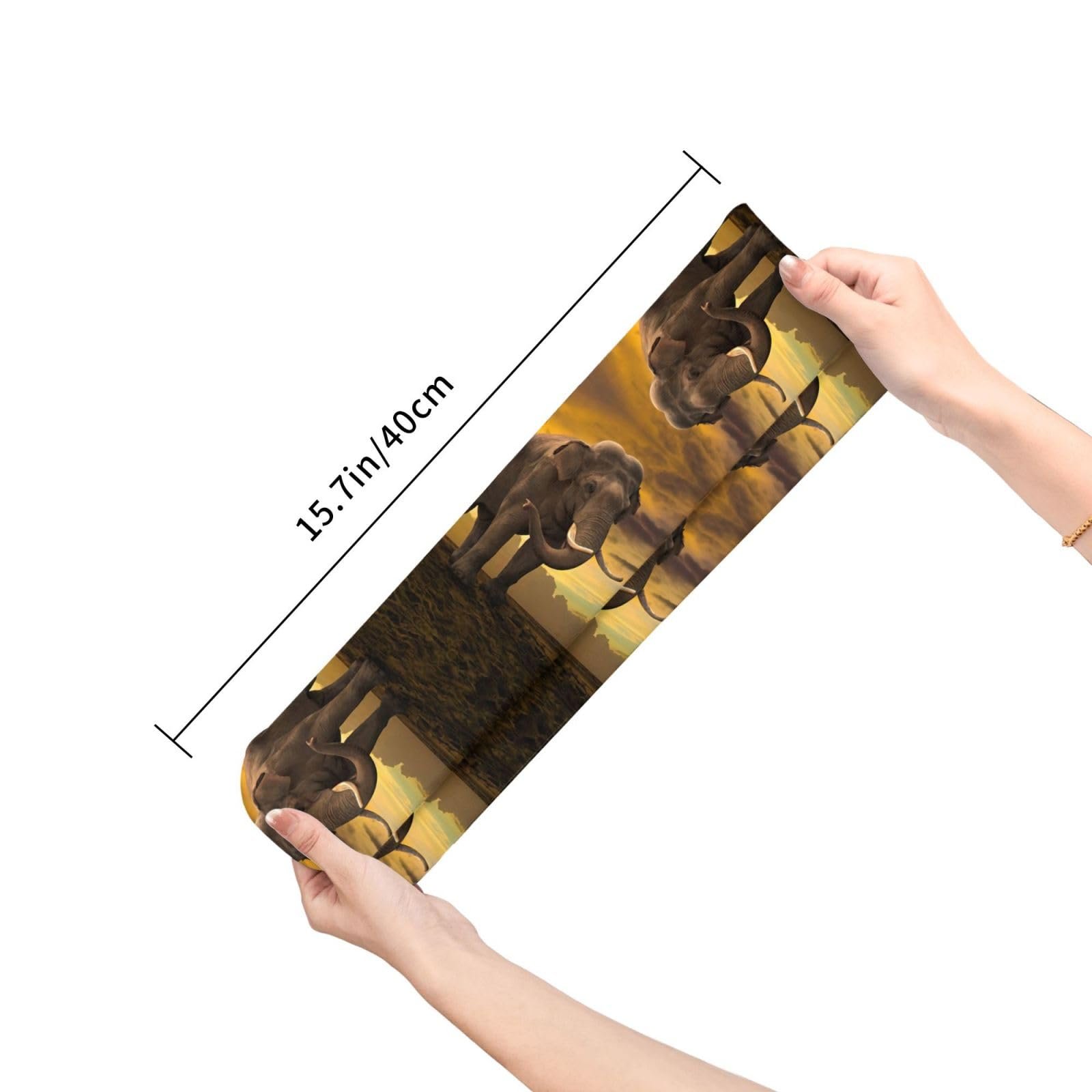 Носки USA Eagle American Flag Sunset Parent-Child Elephant, фото №7