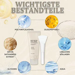 Маска для обличчя Altherona Колагенова з екстрактами рису, зменшує тьмяність synthetic.ua - Фото 1