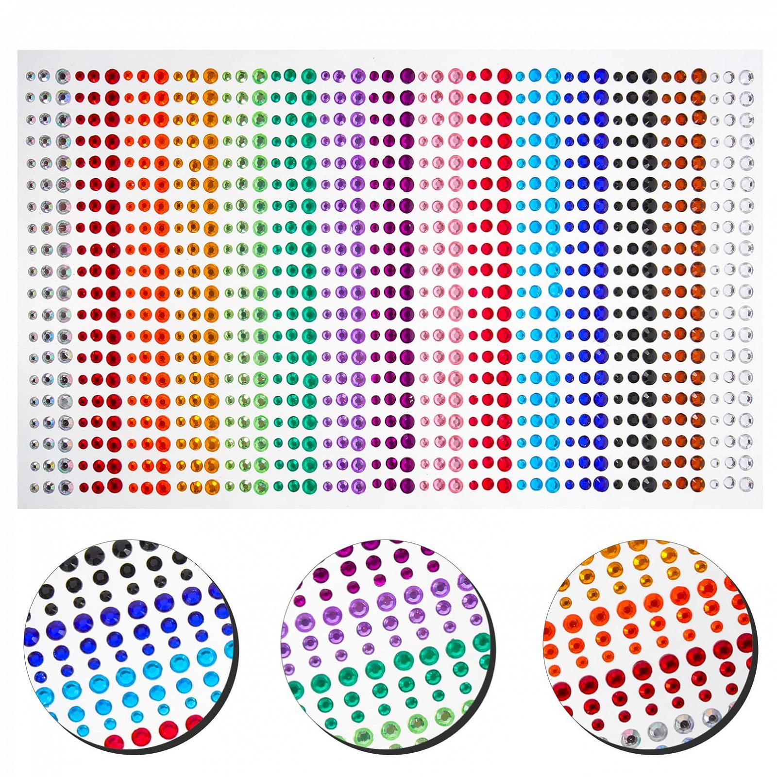 Стрази FRCOLOR 3 аркуші для нігтів, фото №7