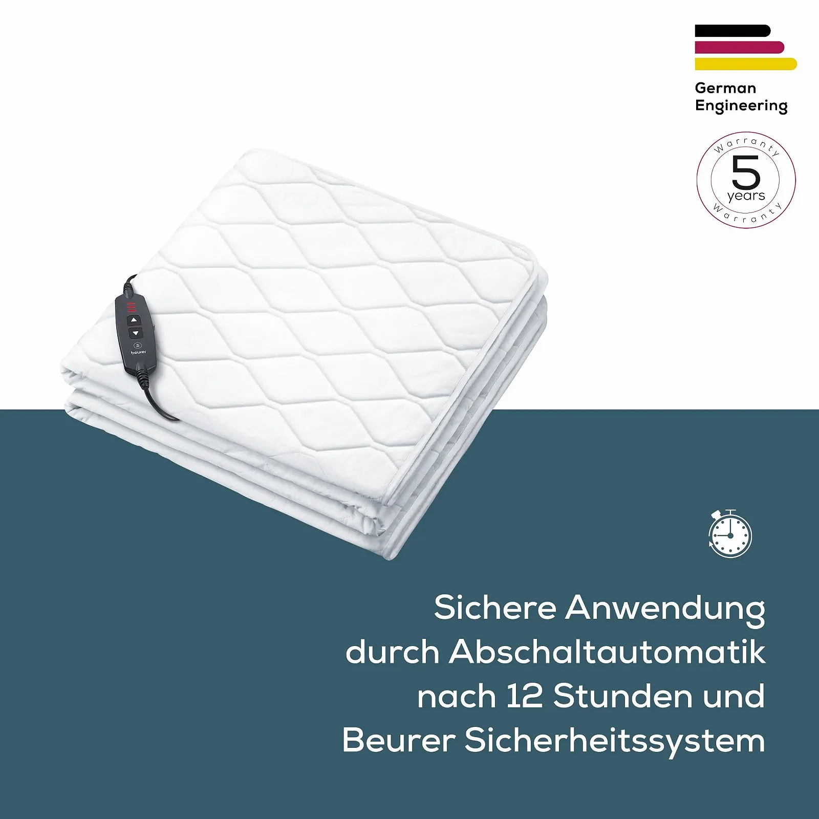 Электрическая Простынь Beurer UB 74 200 x 100 см, фото №3 Электрическая Простынь Beurer UB 74 200 x 100 см, фото №3