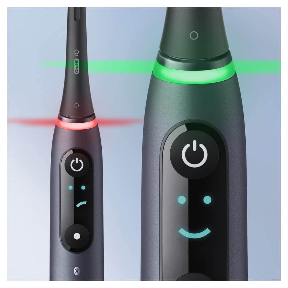 Зубная щетка электрическая Oral-B iO Series 8, 6 режимов чистки, магнитная технология, цветной дисплей, черный оникс, фото №4