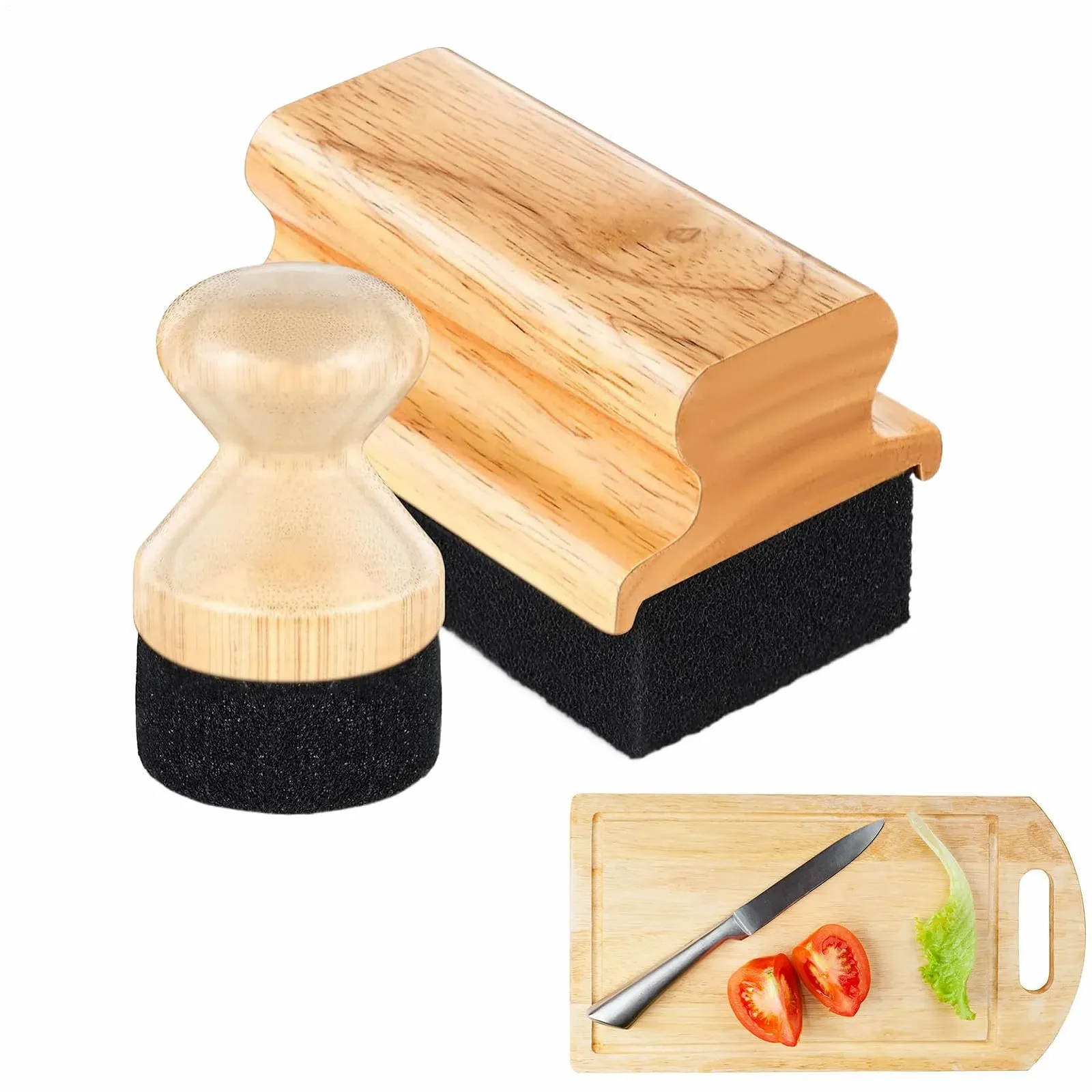 Щітка-аплікатор для олій Butcher Block 11 см x 7.9 см дерев'яна ручка 1 шт., фото №9 Щітка-аплікатор для олій Butcher Block 11 см x 7.9 см дерев'яна ручка 1 шт., фото №9