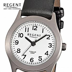Женские часы Regent Elegant URF871, кожаный ремешок, черный, кварцевый механизм, белый циферблат synthetic.ua - Фото 1