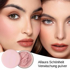 Пудра Allaura Beauty розсипчаста для фіксації макіяжу Pink Blurring Powder synthetic.ua - Фото 1