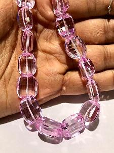 Натуральный морганит корунд самородки граненые бусины 9 x 13 - 12 x 15 мм 43 см длиной нить для изготовления ювелирных изделий драгоценные камни бусины для ожерелья браслета synthetic.ua - Фото 1