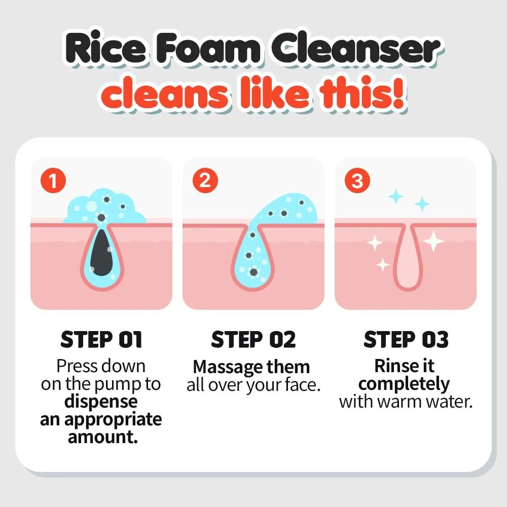 Пенка для умывания EUNYUL Daily Care Рисовая/150 мл, фото №6