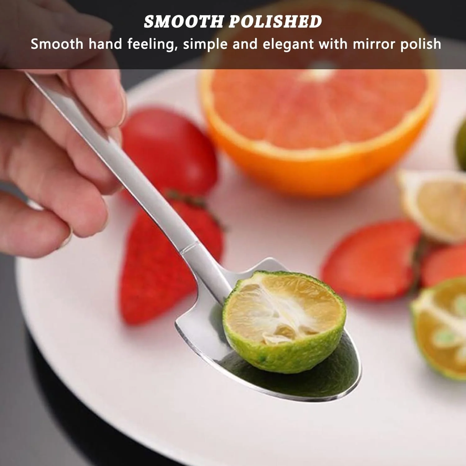 Ложка Шпатель з нержавіючої сталі 8 шт., креативна форма лопати, фото №5