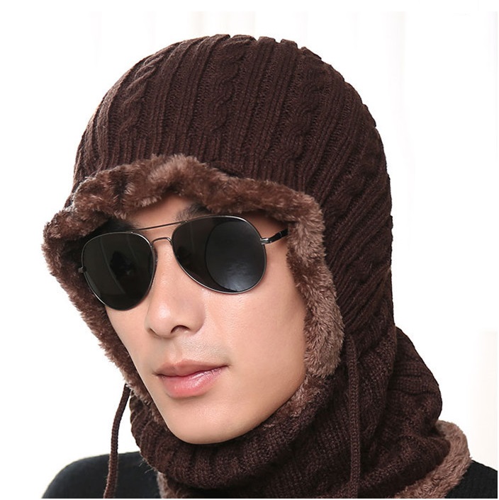 Шапка-балаклава Teburya многофункциональная One Size Кофейный HbP050574, фото №1 Шапка-балаклава Teburya многофункциональная One Size Кофейный HbP050574, фото №1