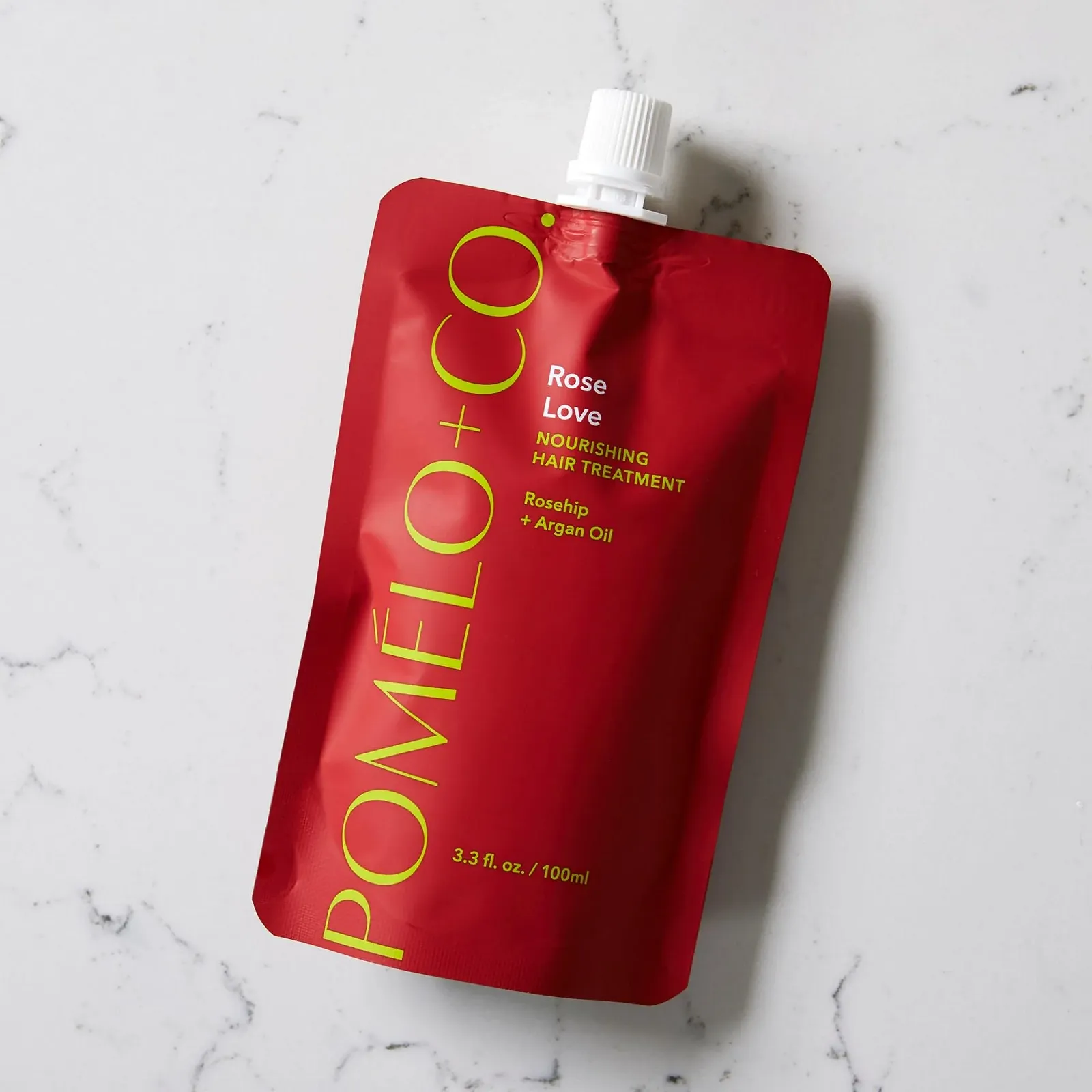 Маска Pomélo+Co. 99.4% Natural Anti Frizz Rose Love 100 мл, фото №6