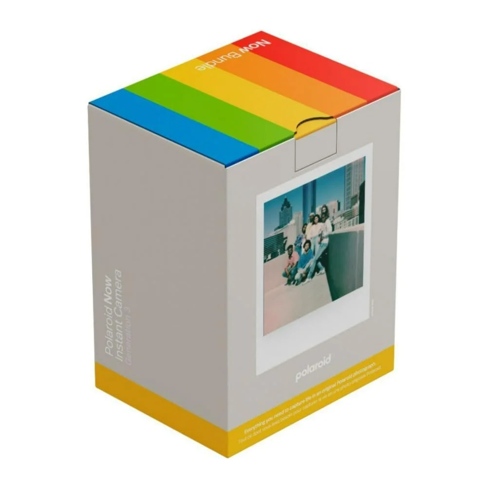 Аналоговая камера мгновенной печати Polaroid Now Generation 3 Dual Lens Auto Focus White Bundle (8 Photos), фото №3