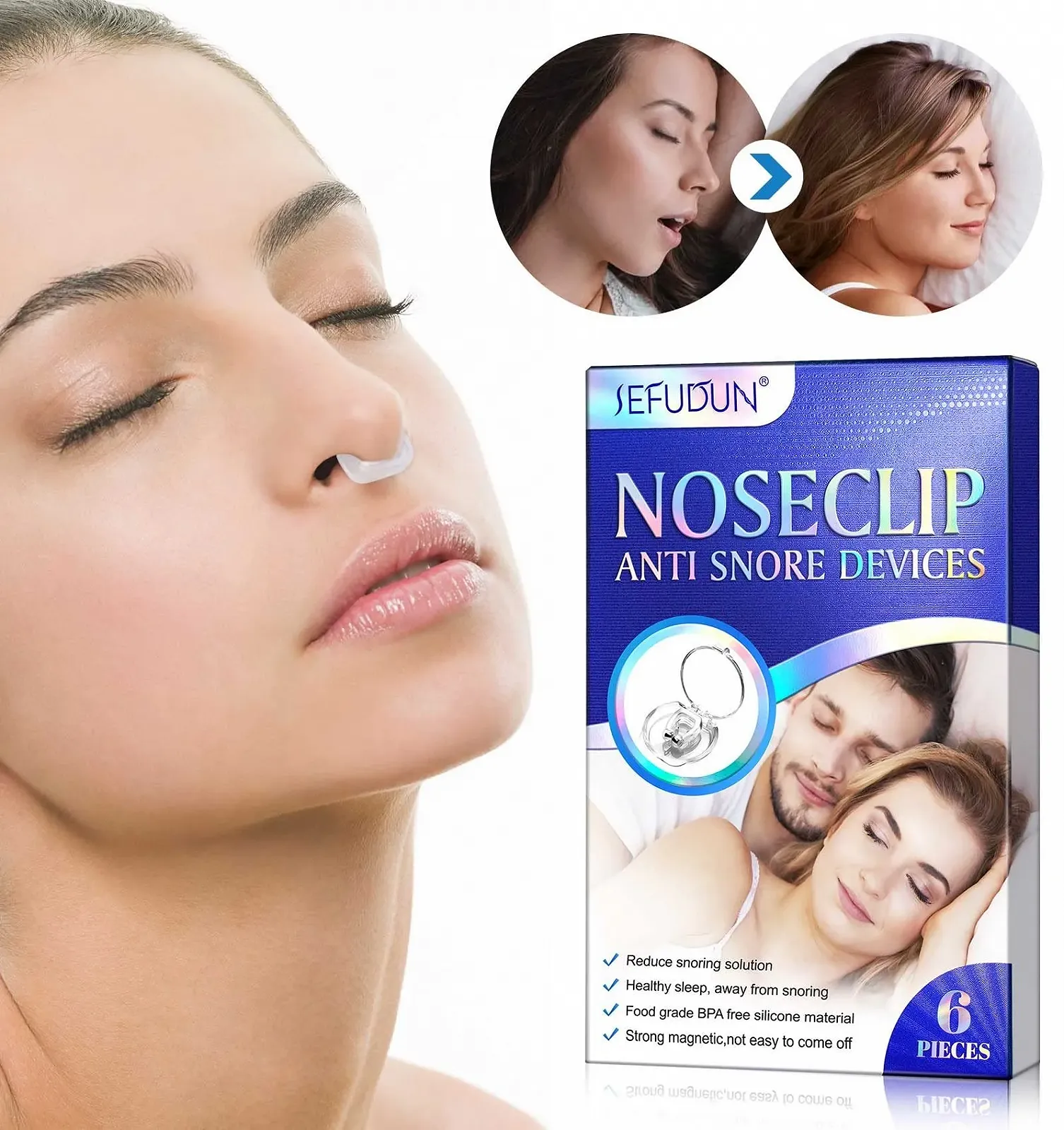 Клипсы против храпа (6 шт.), фото №2 Клипсы против храпа (6 шт.), фото №2