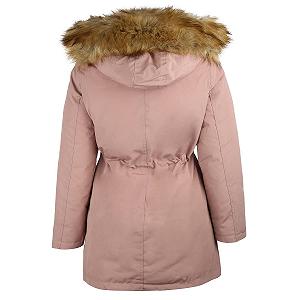 Жіноча зимова куртка Van Hill з капюшоном зі штучного хутра synthetic.ua - Фото 1