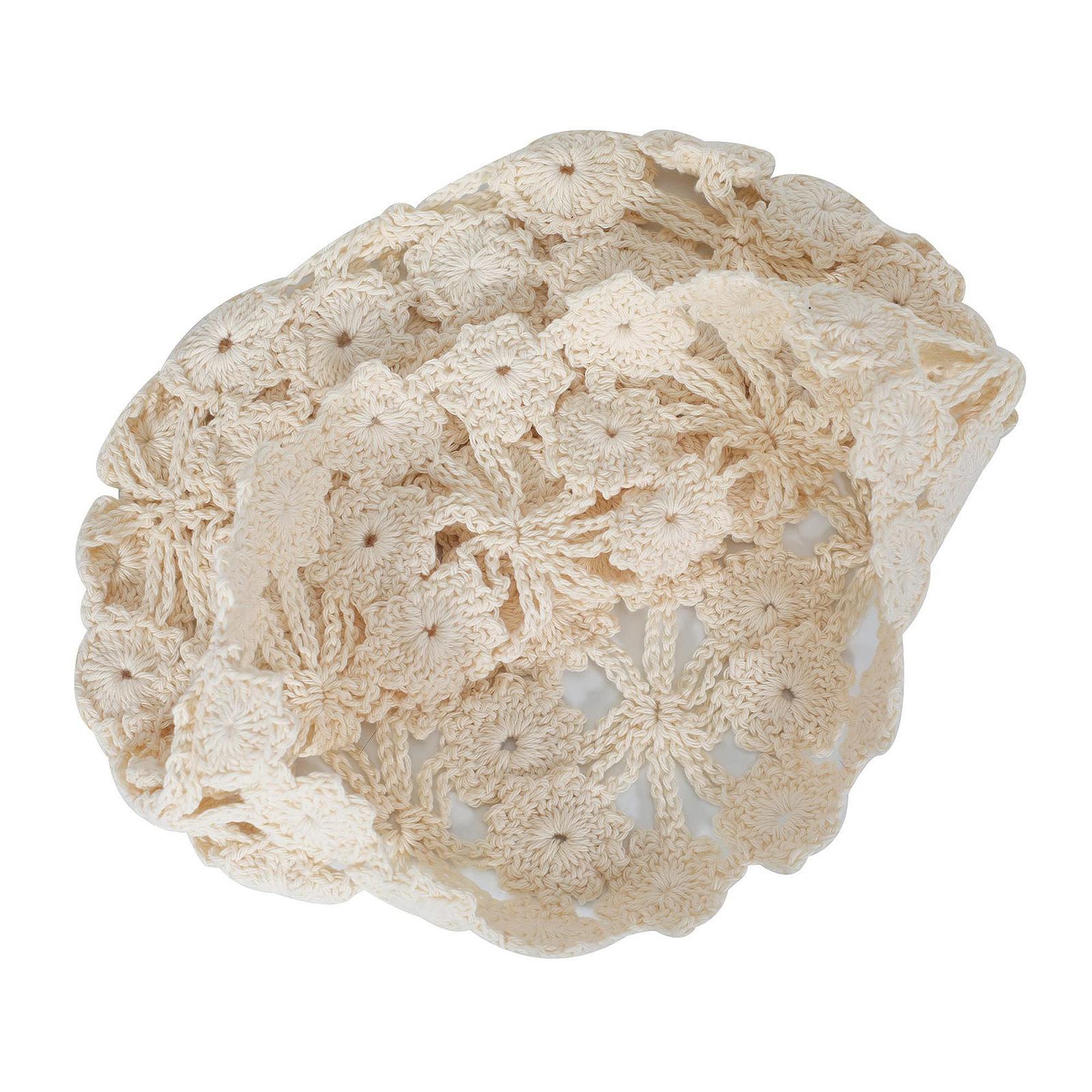 В'язана бавовняна шапка-біні ZLYC для жінок, фото №6