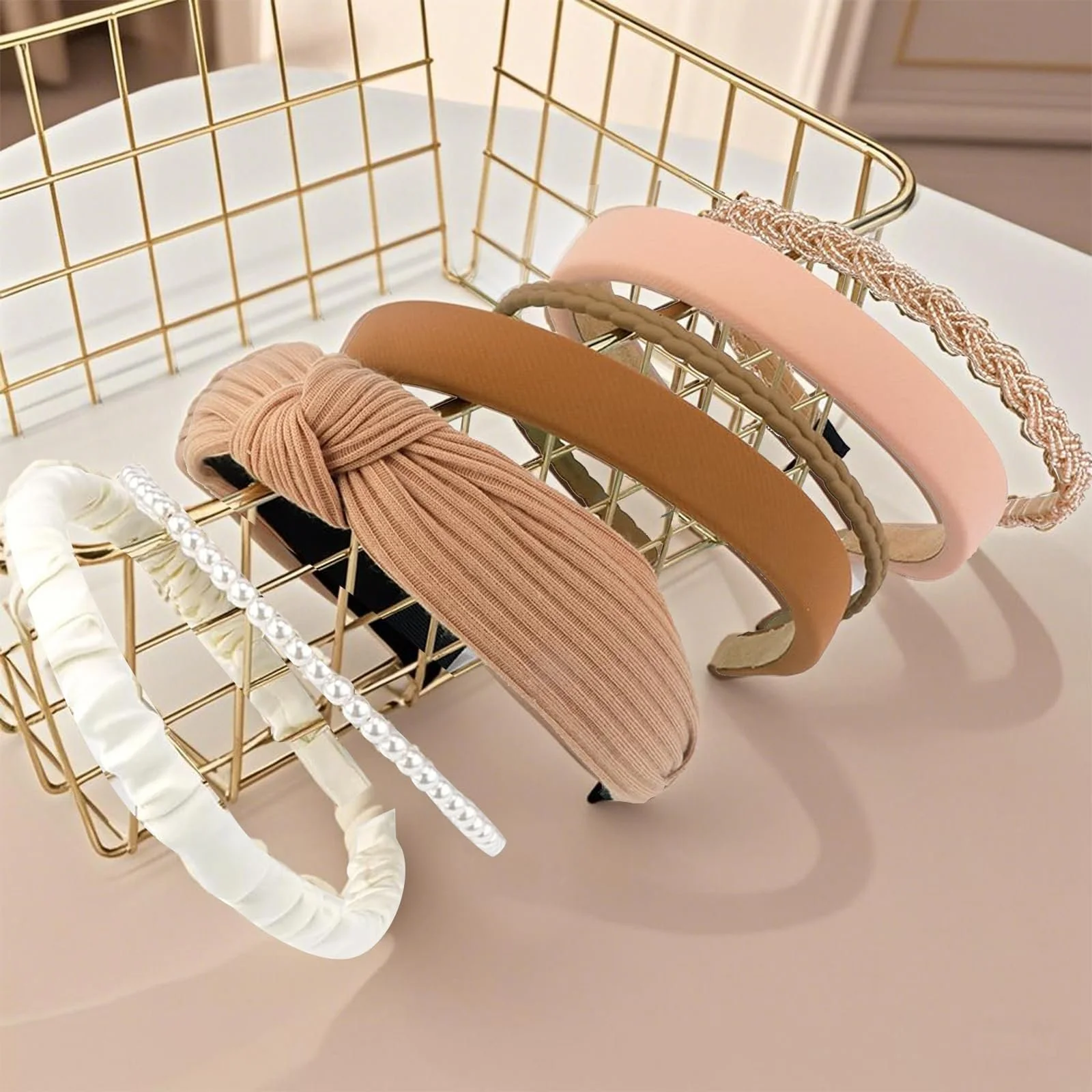 Набір жіночих обручів на голову 7 шт, фото №5