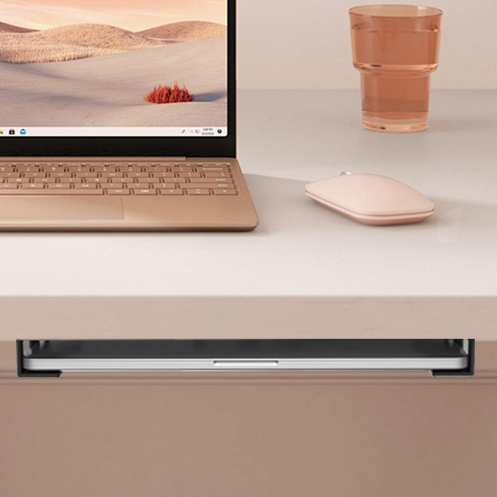 Подставка для ноутбука стальная регулируемая для монтажа под стол, фото №3 Подставка для ноутбука стальная регулируемая для монтажа под стол, фото №3