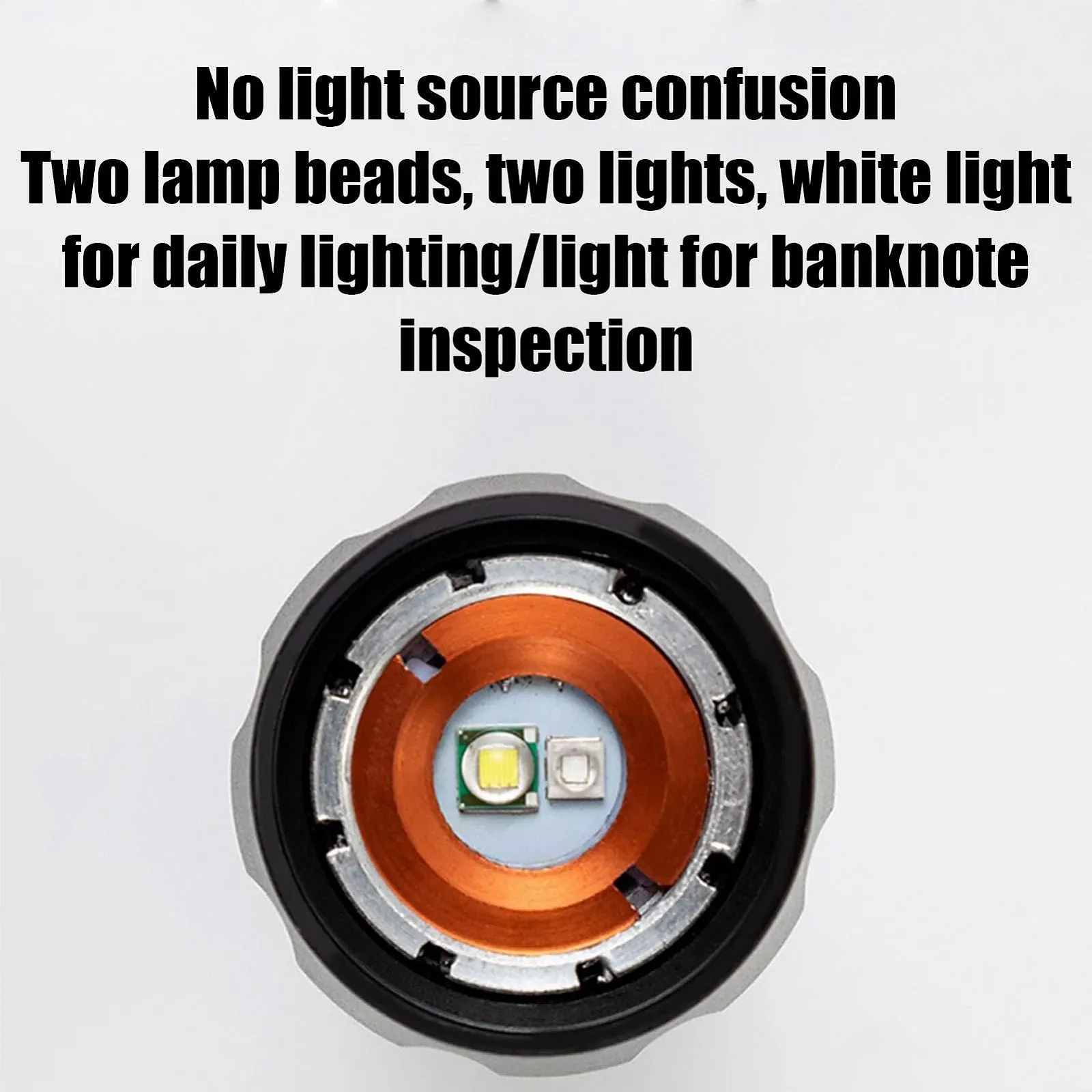 Ультрафиолетовый фонарик Generisch, портативный, 15/5/5 см, фиолетовый, фото №7