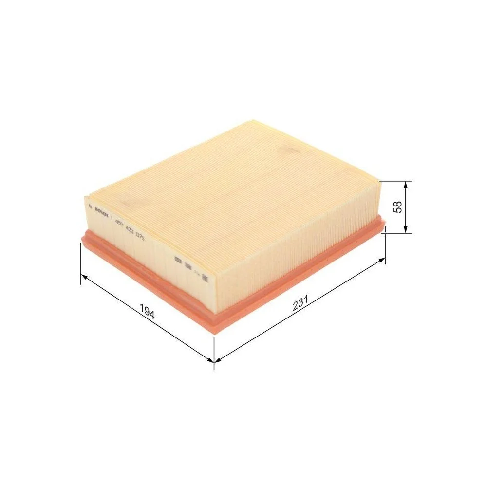 Воздушный фильтр BOSCH 1 457 433 075 для RENAULT, фото №1