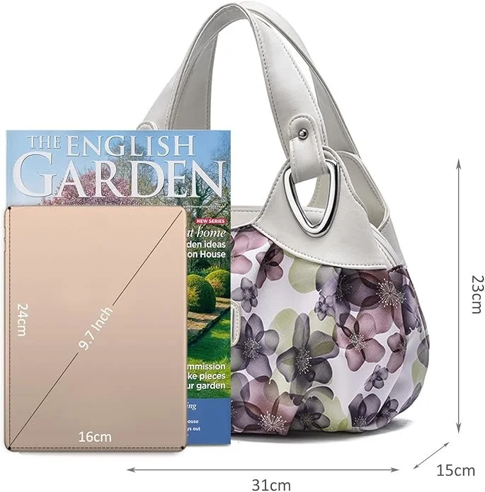 Жіноча сумка Nicole & Doris з квітковим візерунком, фото №2