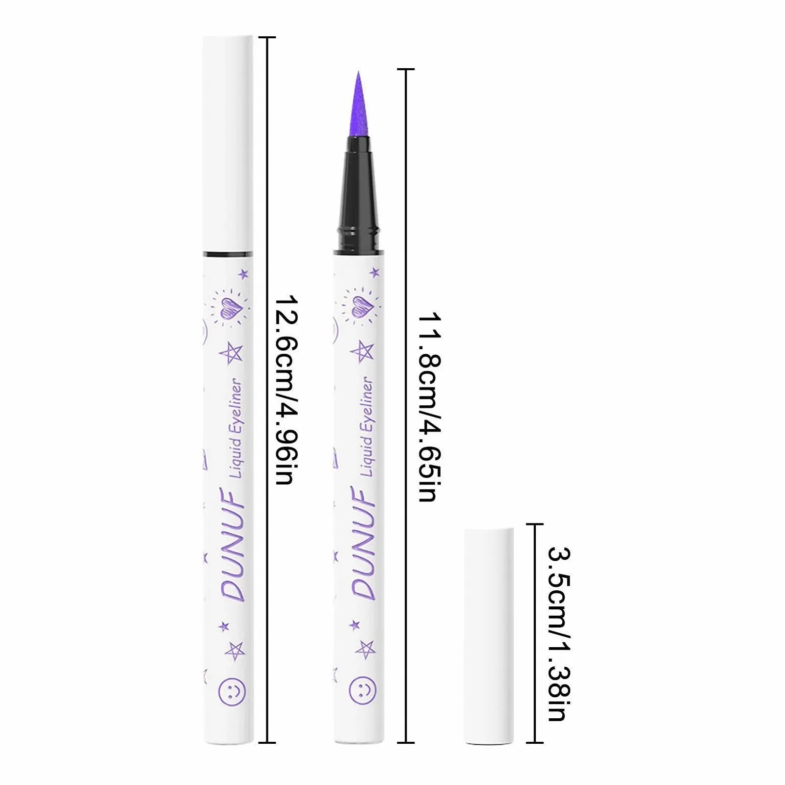 Фломастер-підводка для очей Рідка Tumotsit, стійкий, кольоровий, фото №4