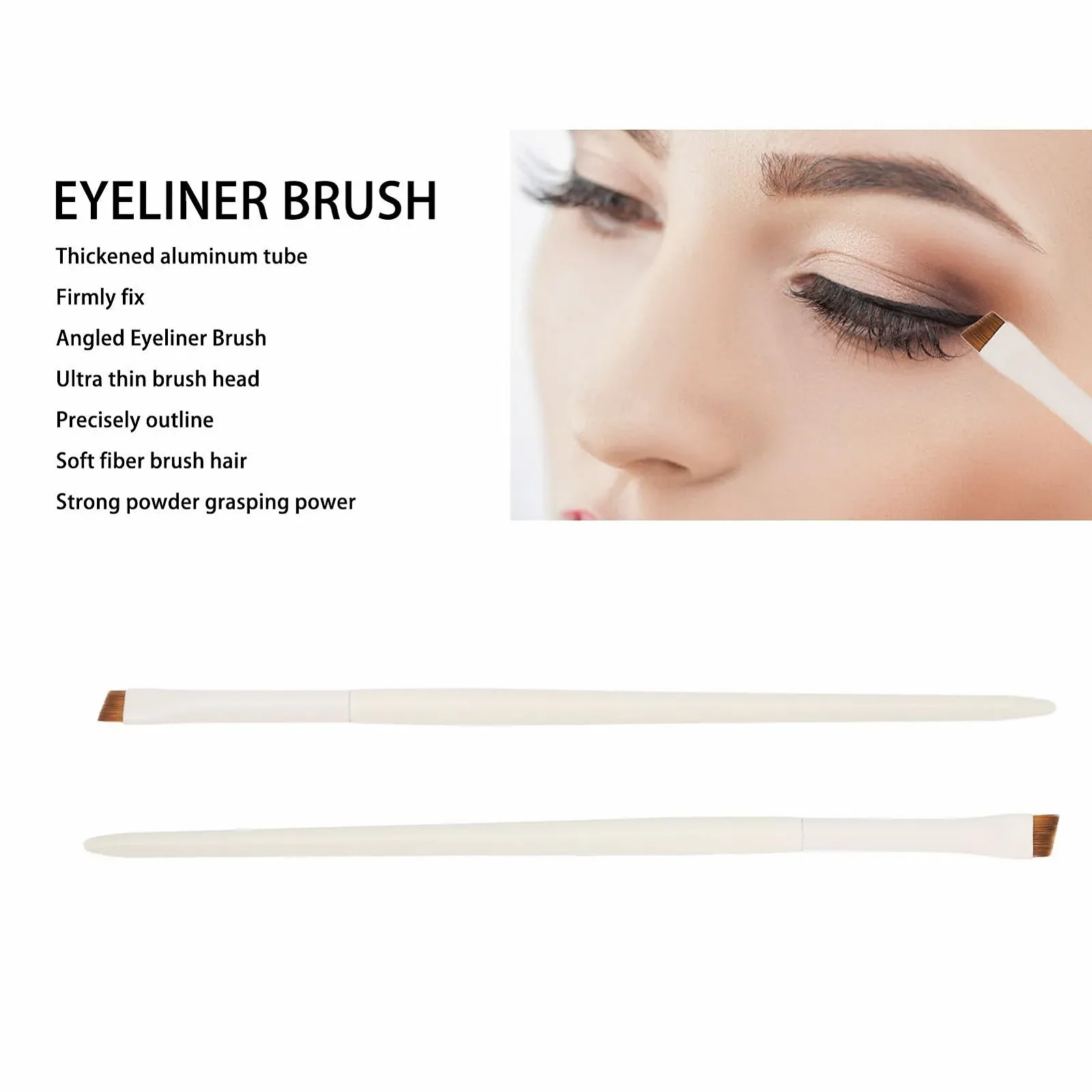 Кисти для подводки угловая, фото №3