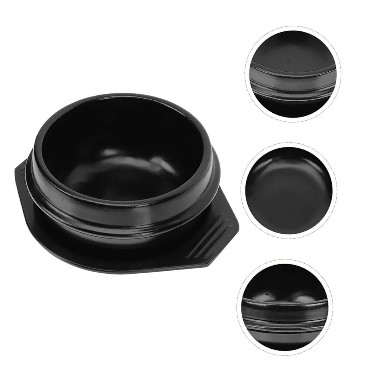 Кастрюля керамическая термостойкая в корейском стиле для бибимбапа и супа, фото №6