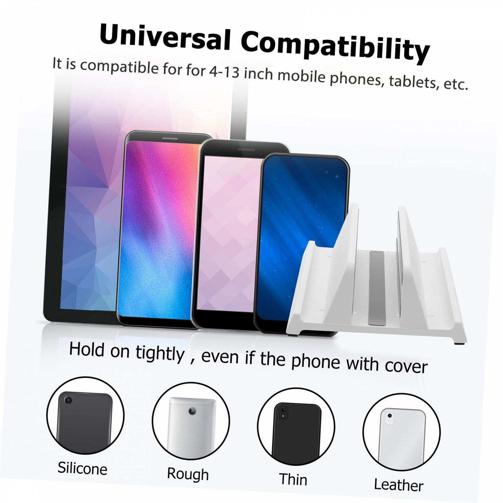 Підставка вертикальна PartyKindom для ноутбука, регульована, планшета, смартфона, компактне рішення, стійка, міцна для столу, фото №7 Підставка вертикальна PartyKindom для ноутбука, регульована, планшета, смартфона, компактне рішення, стійка, міцна для столу, фото №7