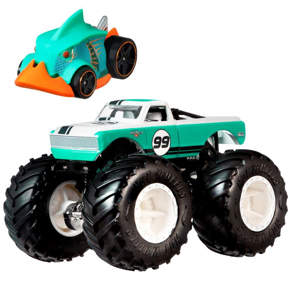 Іграшковий автомобіль Hot Wheels Monster Trucks Pure Muscle HKM14 металічний, фото №2 Іграшковий автомобіль Hot Wheels Monster Trucks Pure Muscle HKM14 металічний, фото №2
