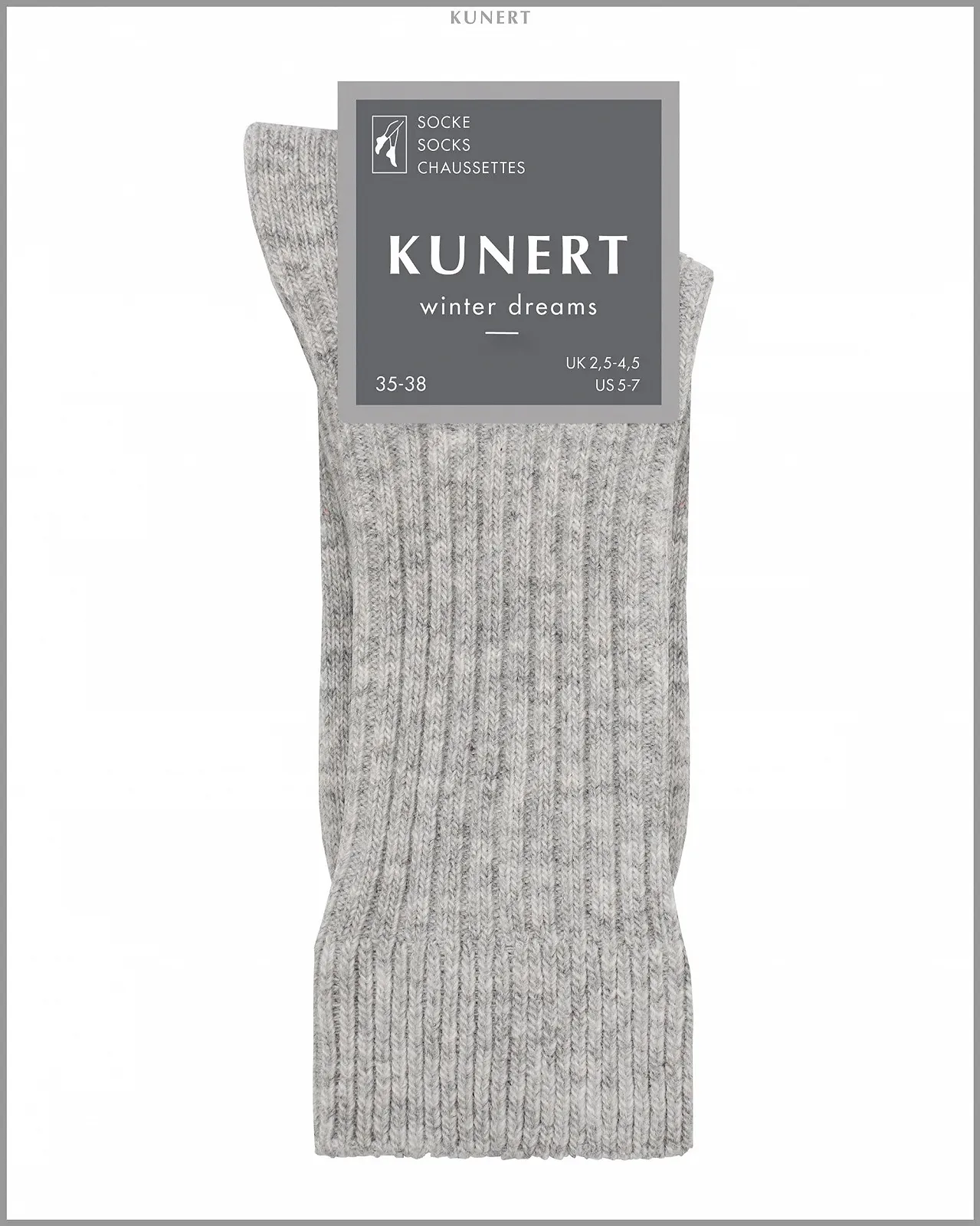 Женские вязаные носки Kunert Winter Dreams-Rib Sod, фото №4