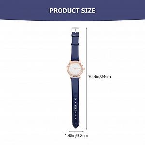 Женские Часы Healvian Стильные с корпусом из розового золота и стразами synthetic.ua - Фото 1