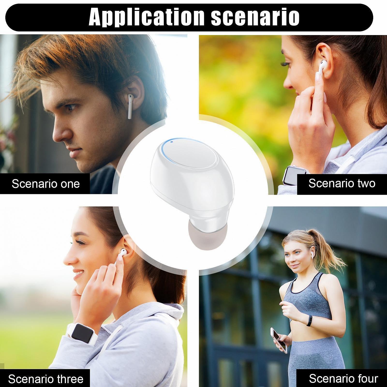 Беспроводные Наушники Невидимые с Дисплеем Один Наушник, фото №2 Беспроводные Наушники Невидимые с Дисплеем Один Наушник, фото №2