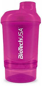 BioTechUSA Wave Nano 300ml 150ml Shaker Magic Magenta - Фото 1